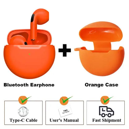 NEW Original Air Pro 6 TWS Wireless Headphones Fone Bluetooth AliExpress