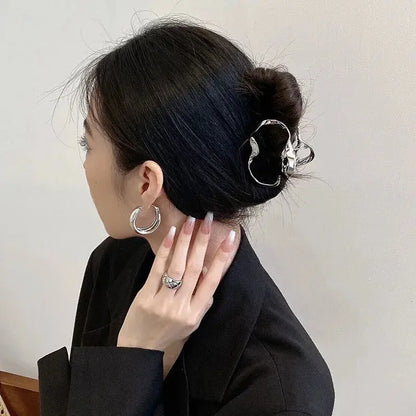 Hair clip, ART839, gold color Scarlet Chaos