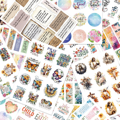 FaithWords™ Christian Verse Sticker Book ✝️📖
