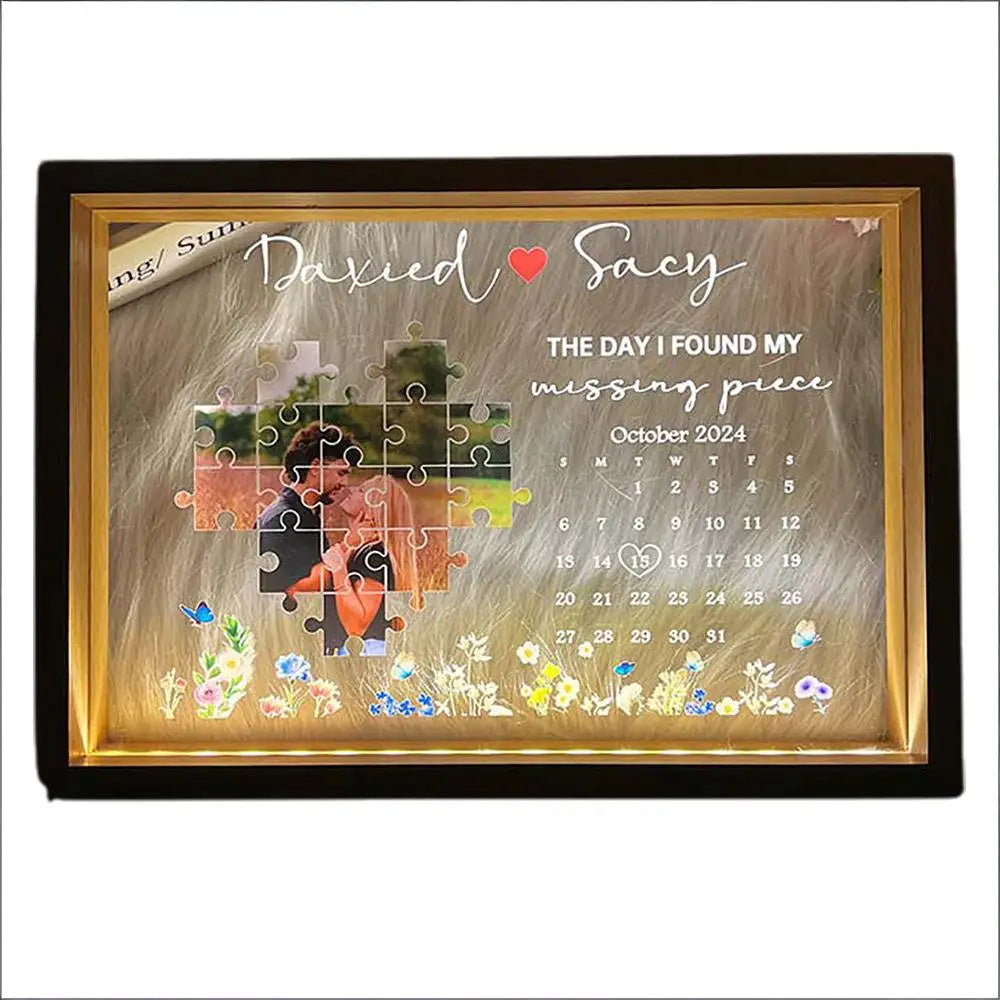 The Day I Found You Mirror Light 🌟💖 – Emotional Illuminated Art