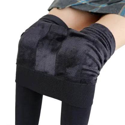 View details for Women Winter Leggings Warm Leggins High Waist Solid Color Velvet Women