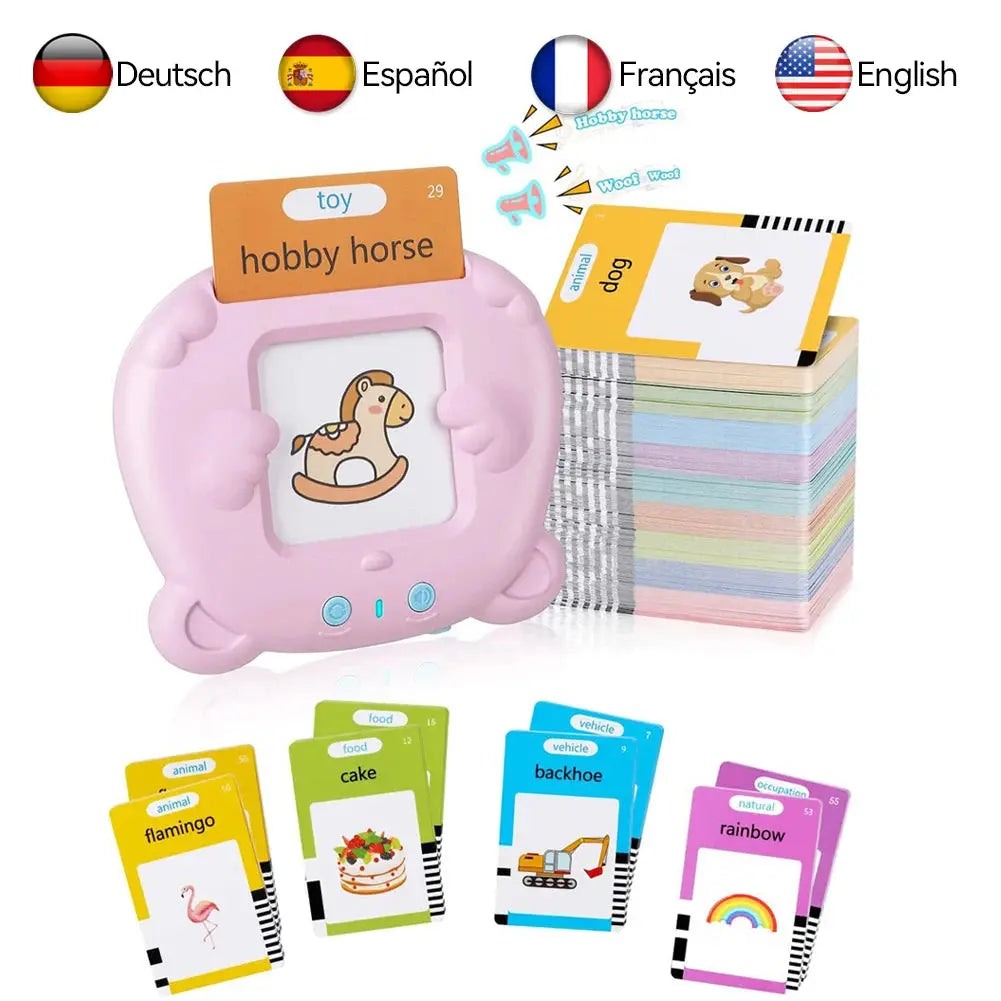 Máquina de aprendizaje para niños: tarjetas didácticas parlantes para preescolar