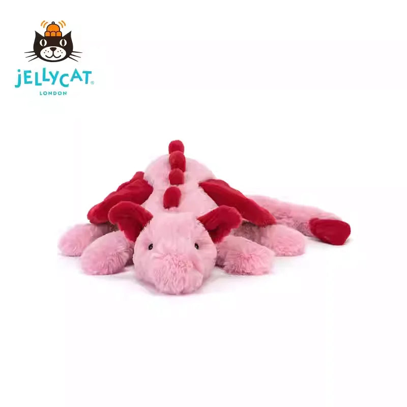 LoveDrake™ Heart Dragon Plush 🐉💖 Cuddles with a Heart
