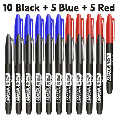 Permanent Marker Pen Manga Drawing Markers Black Blue Red Waterproof Ink Sketch Pens Stationery Art School Supplies Tiptop Co., LTD.