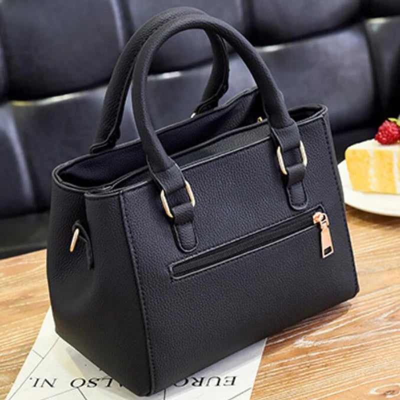 PU Leather Ladies HandBags Women Vintage Purse Plush Tassel Messenger Bags Tote Boston Shoulder Crossbody Bag Stone's Store