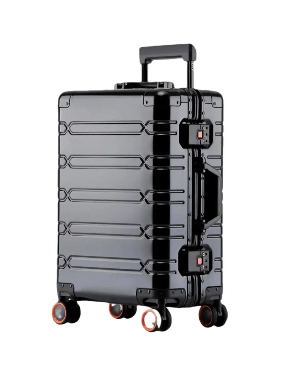 2024 New Large Capacity Durable Luggage Sets Aluminum Suitcase Women Girl Carry-On Boarding Travel 20/24/29 Big Save Store