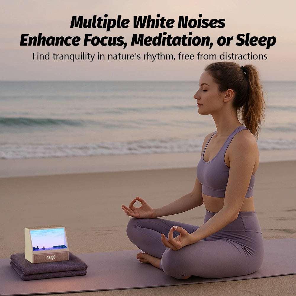 SunGlow™ Wake-Up Lamp 🌅 — Sunrise Light & Soothing Sleep Sounds