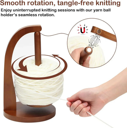 FloatSpin™ Levitating Yarn Holder 🧲🧶