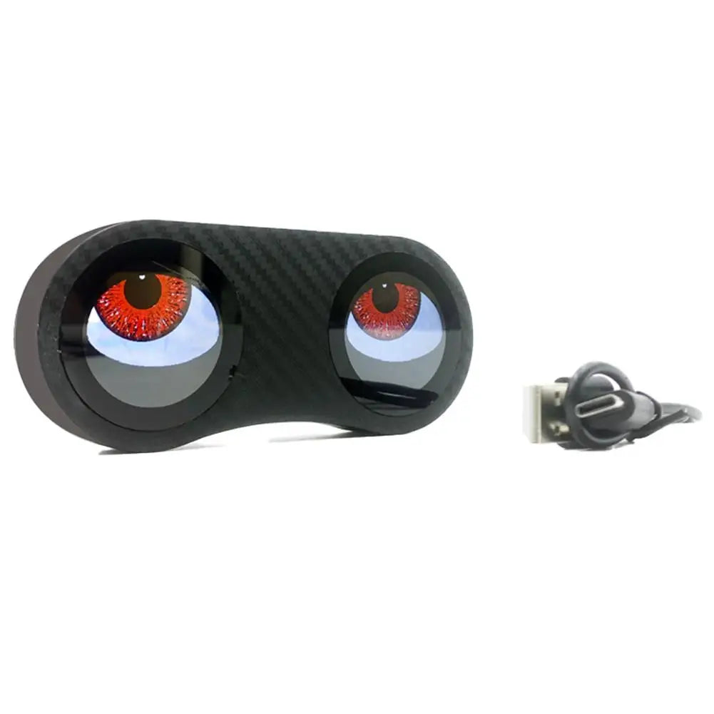 Bicycle Tail Rear Light Motorcycle Devil Eye Rear Light Waterproof USB Cycling Taillight Bike LED Lights Motorbike Accessories