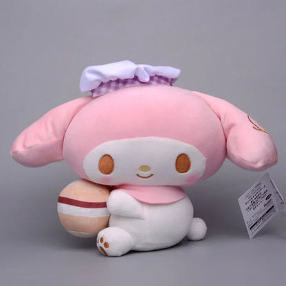 20cm Sanrio Cartoon Plush Toy Kawali Cinnamoroll Kuromi My Melody Soft FunnyCHood Store
