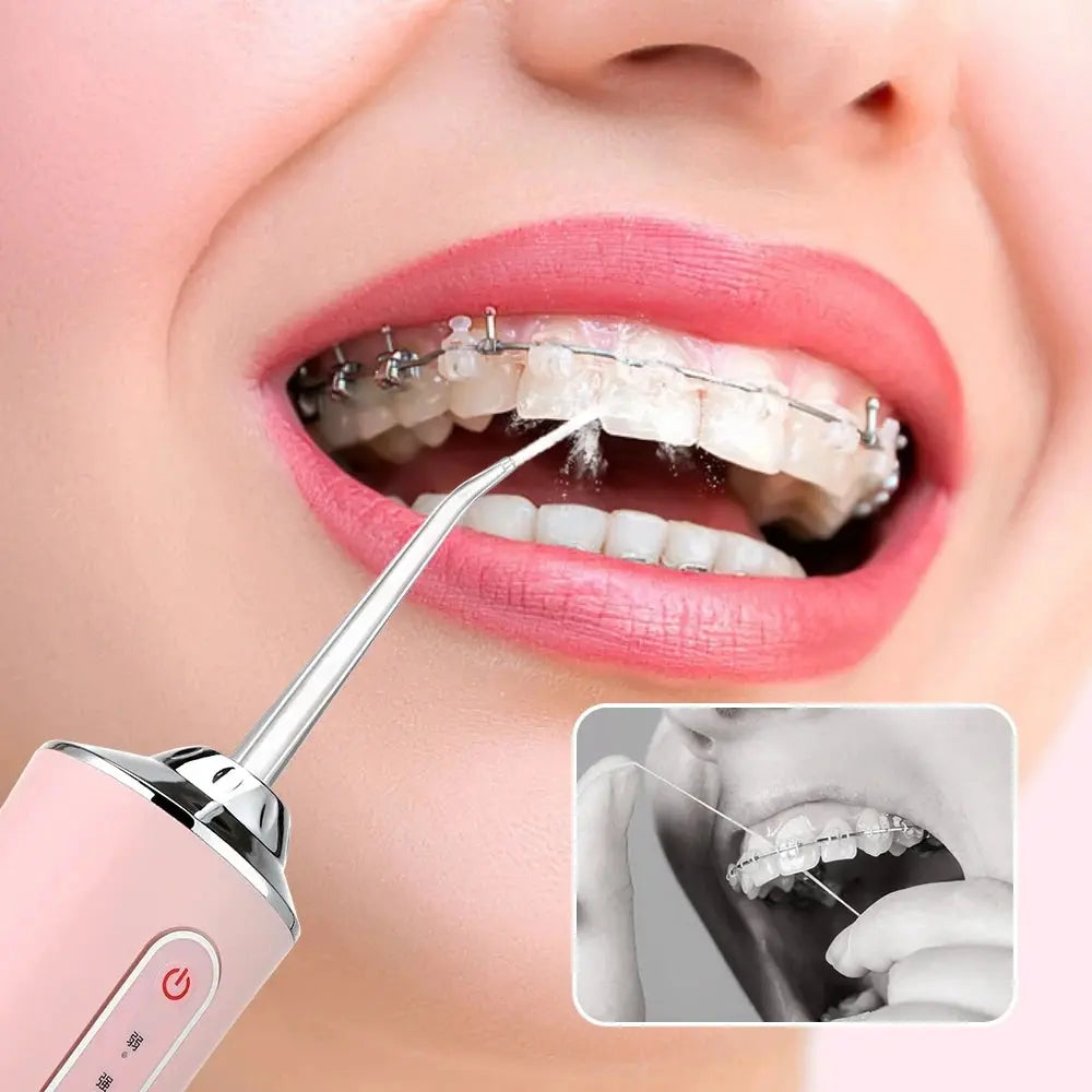 New Oral Irrigator Portable Dental Water Flosser USB Rechargeable AliExpress