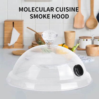 Home Smoking Dome Cover Kitchen Cooking Smoke Hood Acrylic Smoke
