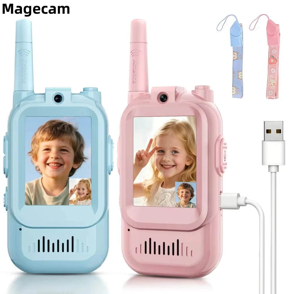 TalkPlay™ Video Walkie Set 📹📡 See. Talk. Play.