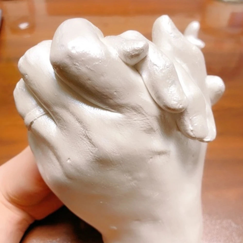 3D Hands Mold Casting 30g Kit Clone Powder Model Powder Couple Hand Model Day Baby Print DIY Valentine's Foot Model 3D Hand O9Y5