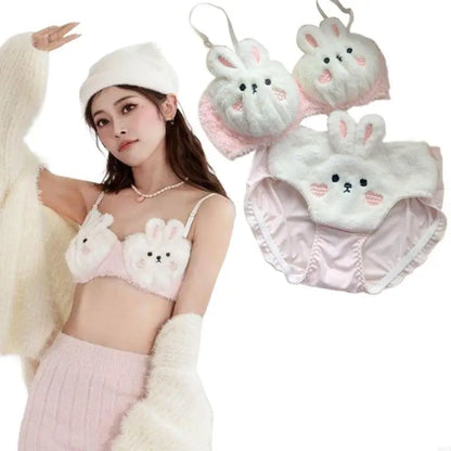 Cozy & Sexy Teddy Lingerie – Plush Fur Trim for Winter Nights!