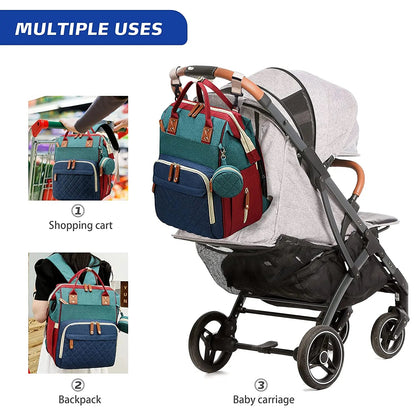 3-in-1 Diaper Bag & Baby Bed YOURSChoice Store