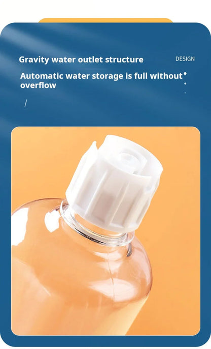 Pet Bowls With Water Feeder, 3 In 1 Ear Design Tilted Cat Water And Food Bowl Set With Gravity Water Bottle For Neck Protection Archie Pets Store