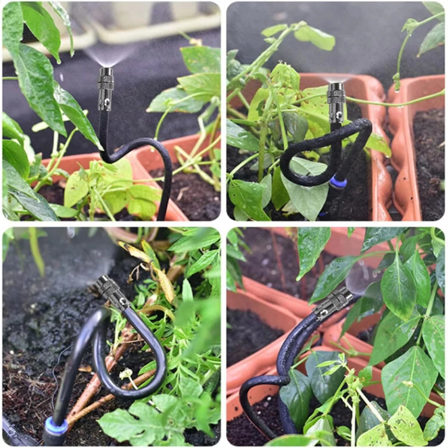 Sistema de riego AquaCurve™ 💧 — Riego inteligente para jardines 360°