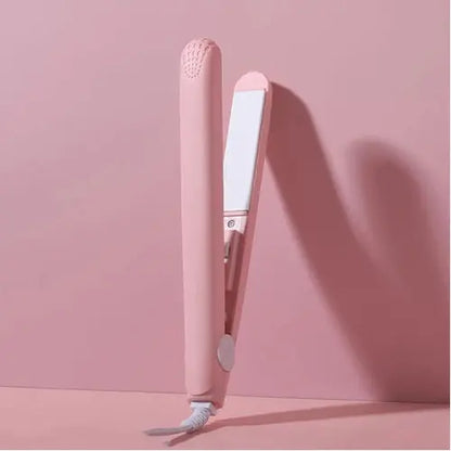Pink Ceramic Flat Iron Hair Straightener For Smooth Finish Ceramic