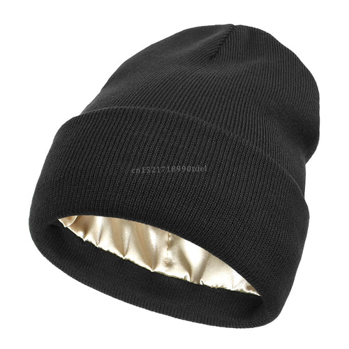 Unisex Satin Lined Anti Static Beanie Hat For Women Winter Silk Lining AliExpress