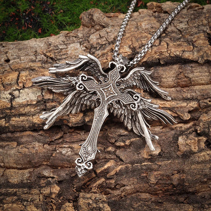 Guardian Angel Wings Cross Pendant Necklace Jane Eyre 6 Store
