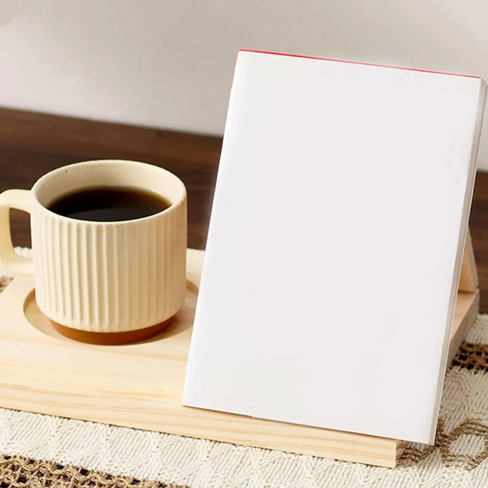 ReadEase™ Wooden Book Stand 📚 — Hands-Free Comfort & Style