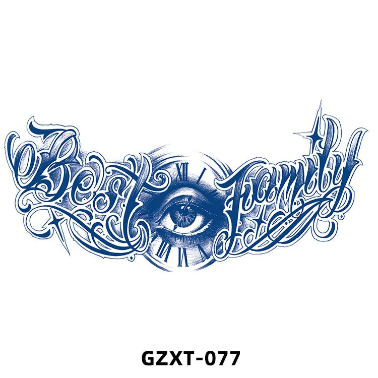 New Wholesale Juice Chest Stickers Tattoo Herbal Semi-permanent Back Tatoo Wings Tattoo Stickpaper WAM-girl Store Store