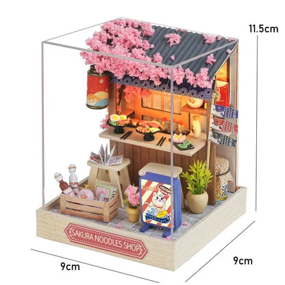 Mini Casa de Madera DIY – Kit de Ensamblaje 3D para Construcción y Decoración Stone's Store