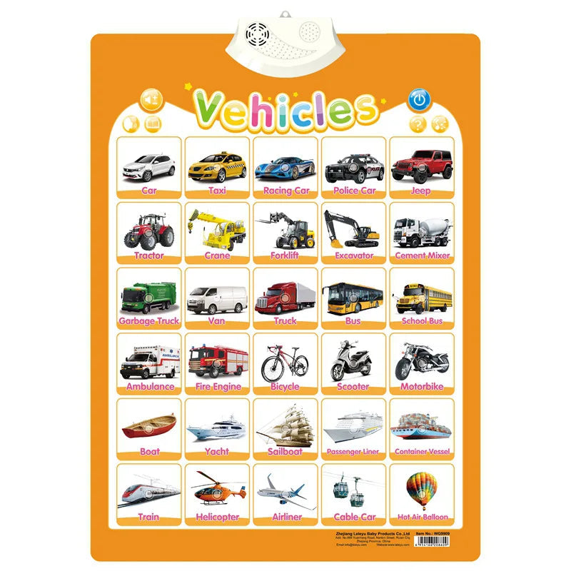 Interactive ABC Learning Poster Stone's Store
