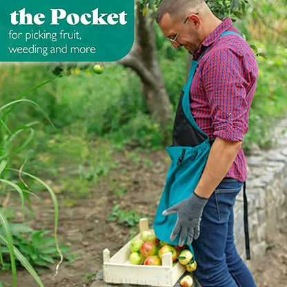 GardenEase™ – Cross Back Apron with Deep Kangaroo Pockets