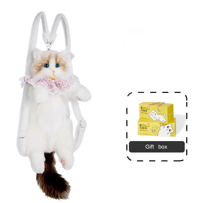 Cuddly Companion Backpack – Realistic, Soft, and Fun! gengu Store