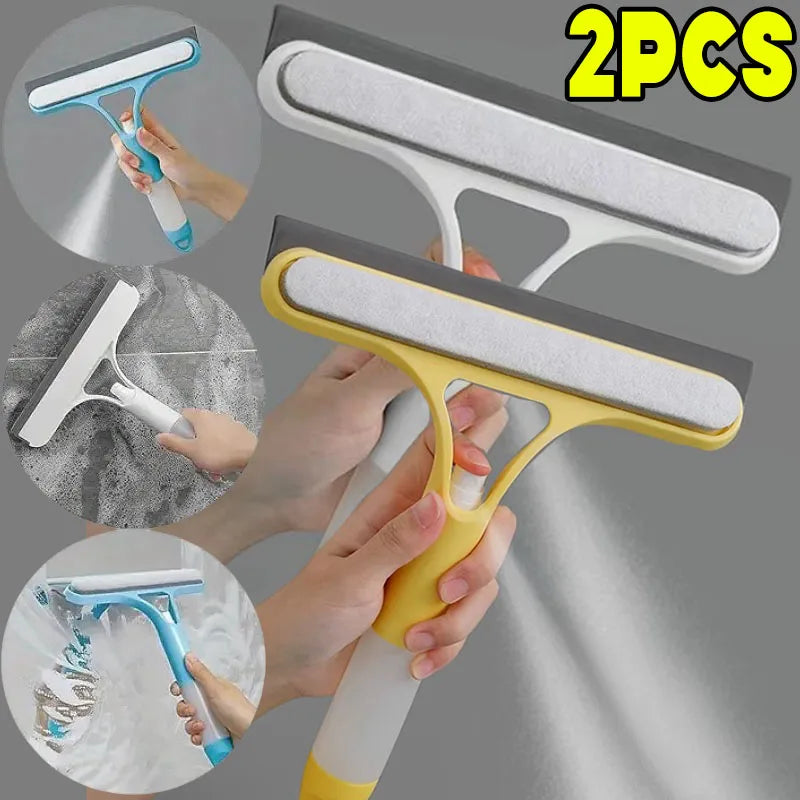 3-in-1 Window Scraper – Streak-Free Cleaning with Squeegee & Scraper!