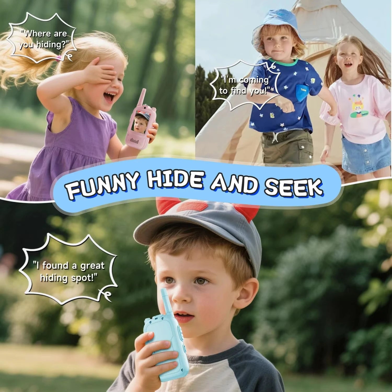 TalkPlay™ Video Walkie Set 📹📡 See. Talk. Play.