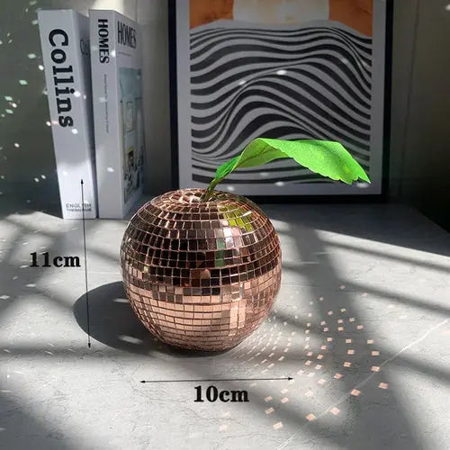 Disco Banana Apple Art Home Decoration Mirror Reflective Disco Decor AliExpress