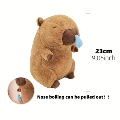 23cm Capybara Plush Simulation Capibara Anime Fluffty Toy Cute Doll Stuffed Animals Soft Doll Plush Christmas Thanksgiving Gift Stone's Store