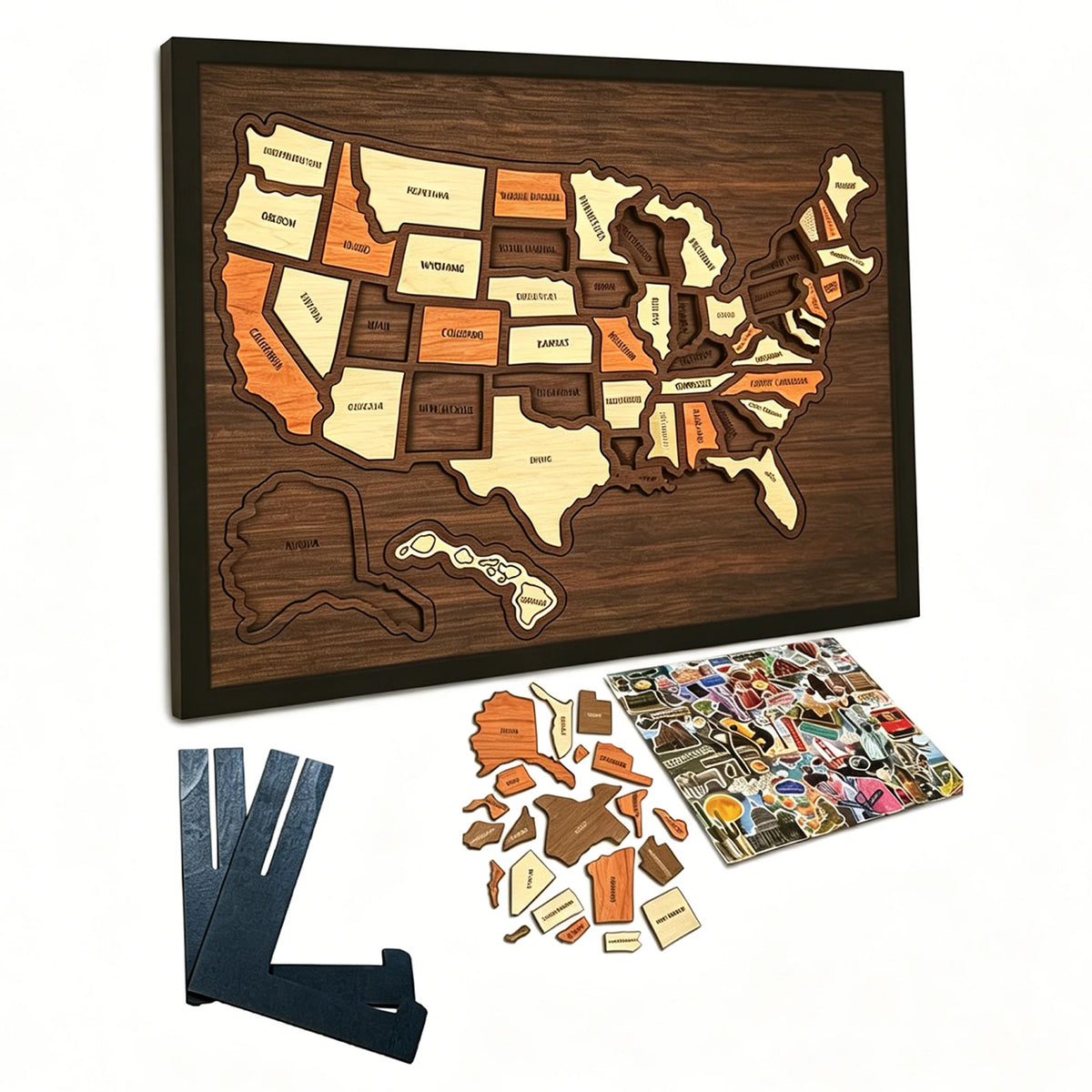 MapQuest™ USA Puzzle 🗺️✨ — Build Your Travel Memories