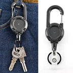 ELMAS Sporty Retractable Anti-Theft Keychain Shop1103682364 Store