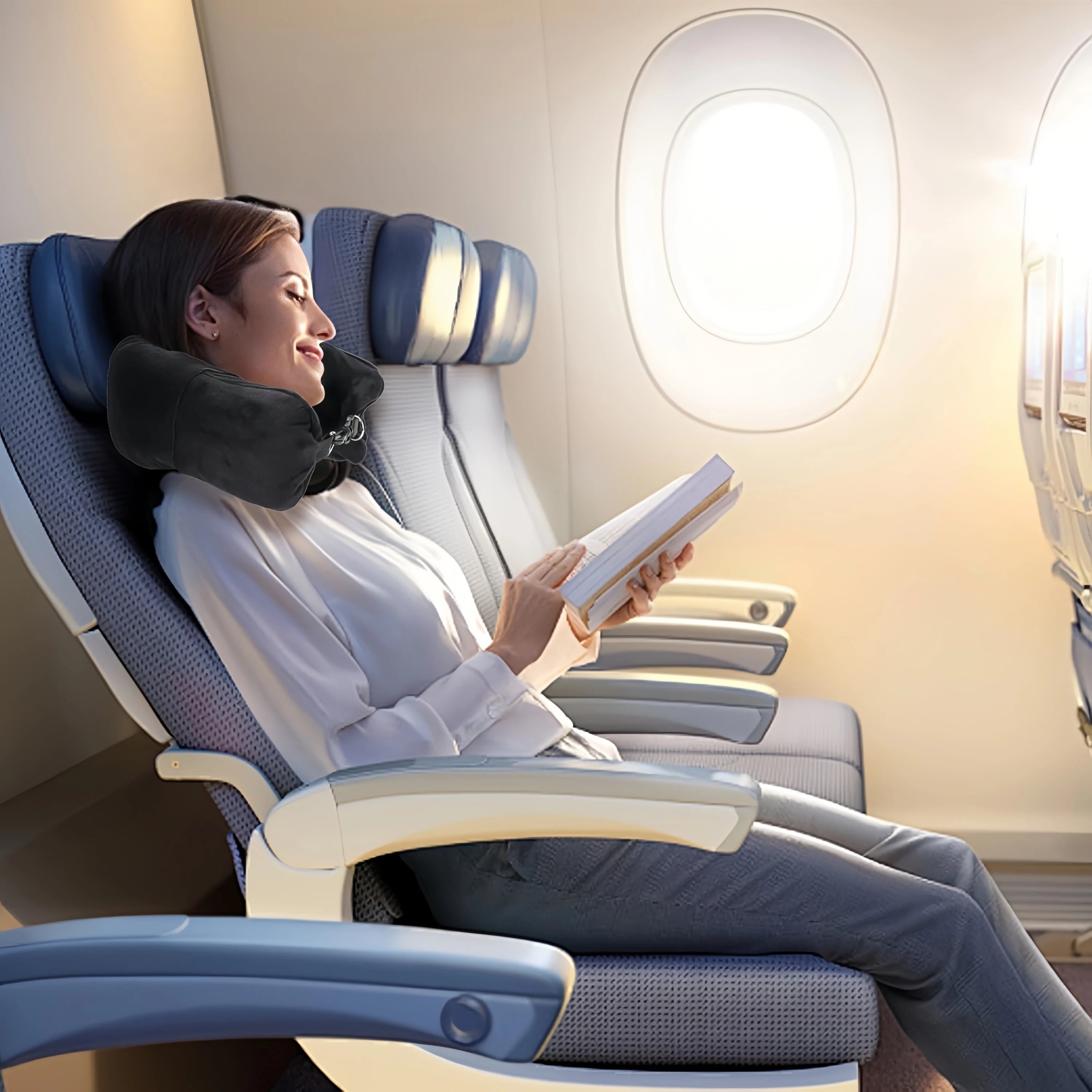 PackPillow™ Almohada de viaje para el cuello ✈️ — Rellena con ropa, ahorra espacio