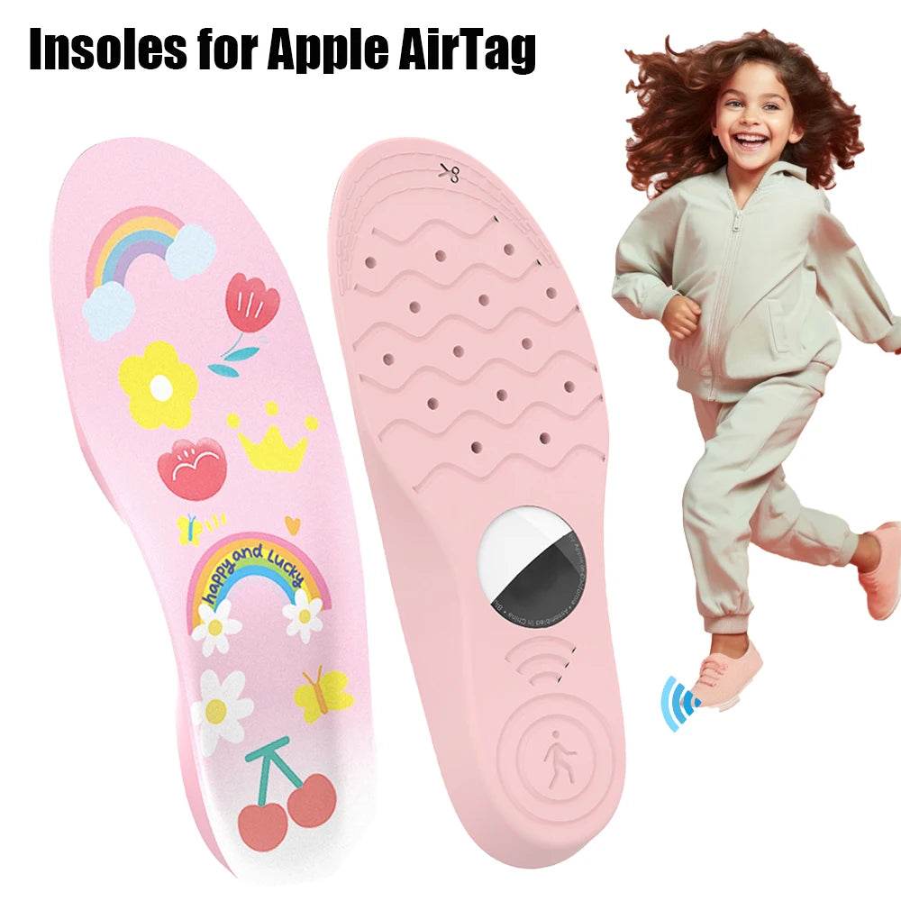 Insoles for Airtag Hidden Holder, GPS Tracker Device Case for Children Adults Elderly, Comfortable Inserts for Shoes