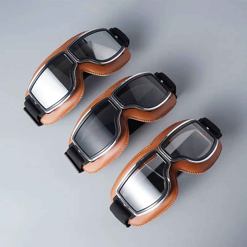 RetroRide™ OTG Goggles 🏍️ — Fits Over Glasses, Vintage Style