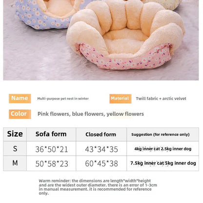 CozyPurr 2-in-1 Cat Sofa: Warmth & Comfort in Style Tang Xaio Yan Store