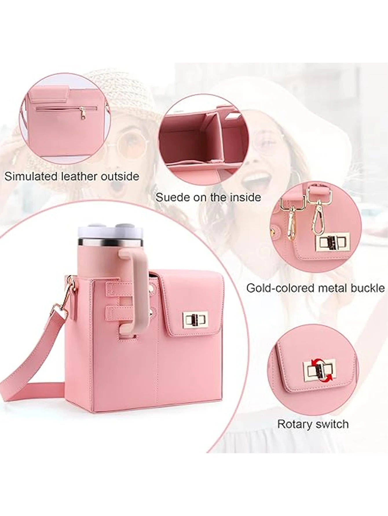 Multifunctional Crossbody Water Bottle Bag Shop1103886067 Store