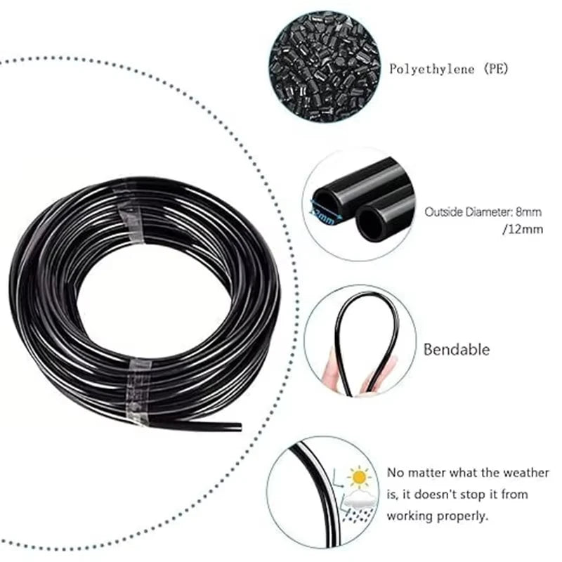Sistema de riego AquaCurve™ 💧 — Riego inteligente para jardines 360°