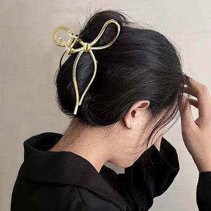 Hair clip, ART839, gold color Scarlet Chaos