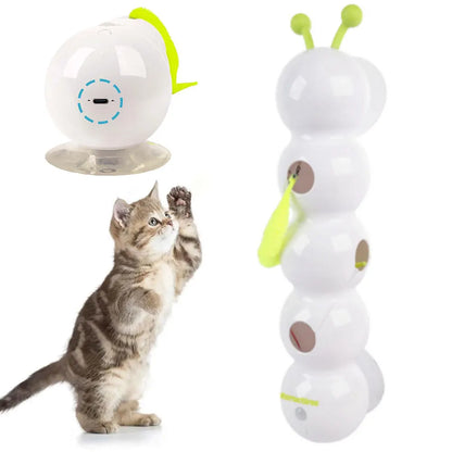 Wiggly Caterpillar Cat Toy – Automatic Motion for Endless Play!