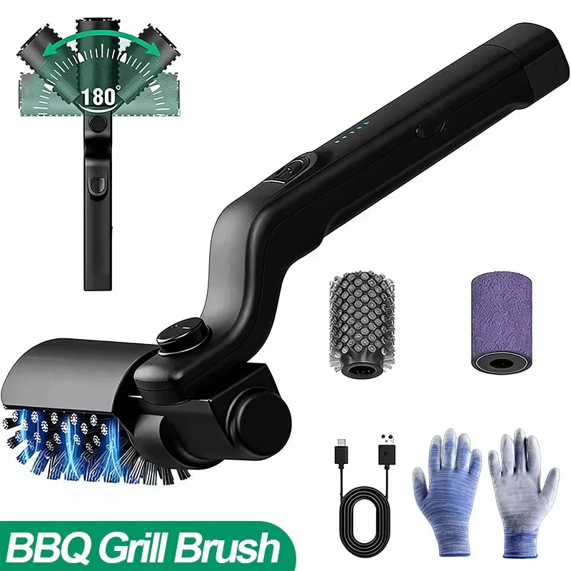 GrillSpark™ Electric Brush 🔥 — Fast, Powerful Grill Cleaning