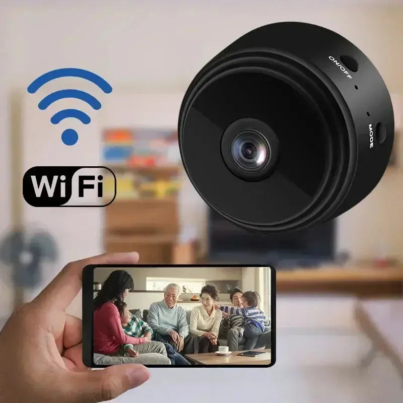 Mini wireless surveillance camera, WiFi, security monitoring, remote monitor, camera, smart home, A9 Stone's Store