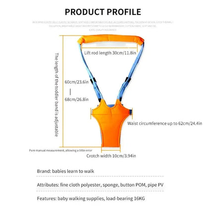 Baby Infant Toddler Harness Walk Learning Assistant Walker Jumper Strap Belt Safety Reins Harness Stone's Store