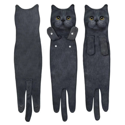 CatCling™ Funny Hanging Hand Towel 🐱😂