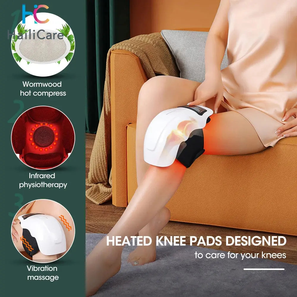 Smart Hot Compress Knee Relaxing Massager Knee Cap Treasure Laser AliExpress